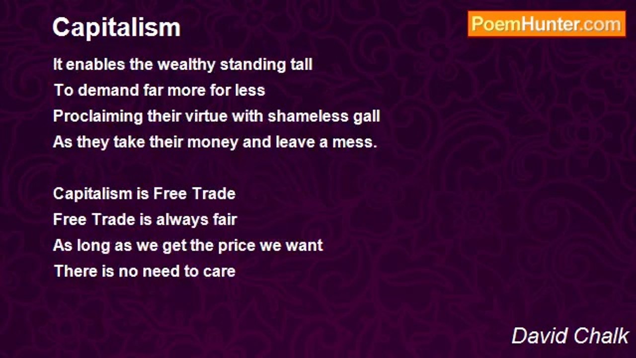 David Chalk - Capitalism