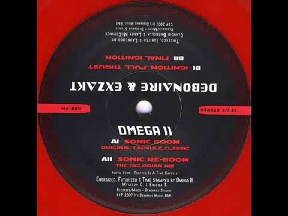 Omega II (Sonic Re-Boom - The Delorian Mix) - Debonaire & Exzakt