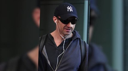 Hugh Jackman Wears A Bandage Over His Nose While Out in New York City