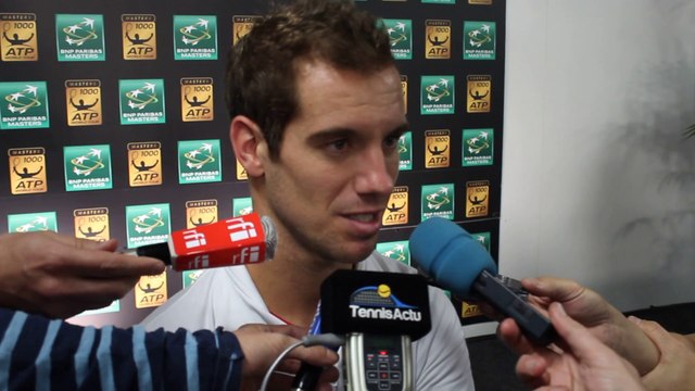 BNPPM - Paris-Bercy 2014 - Richard Gasquet: On a tous la boule au ventre