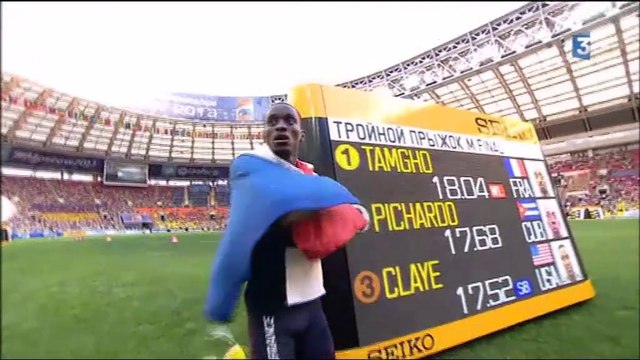 ChM athlé 2013, triple saut H (le sacre de Teddy Tamgho)