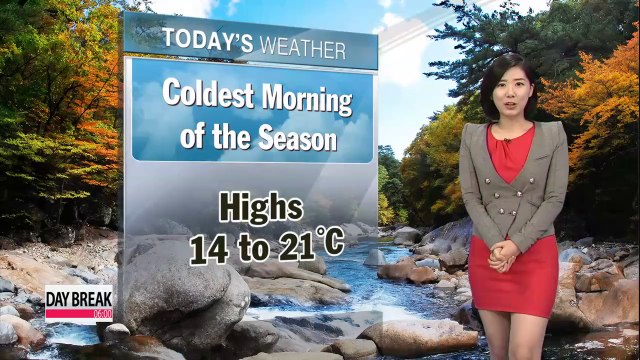 Chillier morning today, cool highs under lots of sun