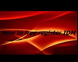 How to free register idm