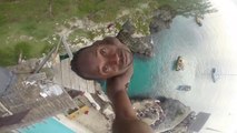 Un plongeon de 25 mètres avec une GoPro