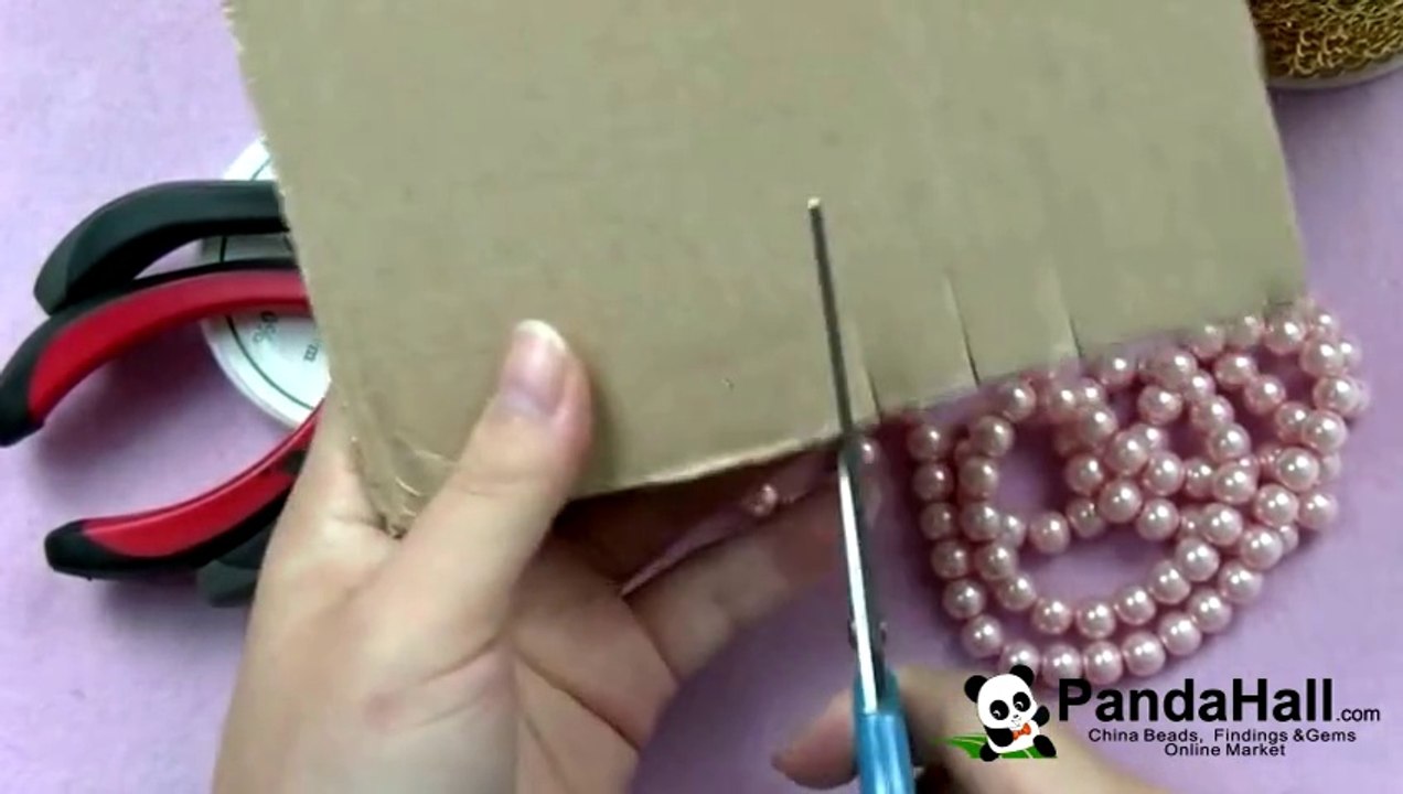 How to Make a Chain Bracelet with Pearl Beads for Bridesmaids