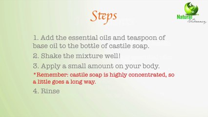 Two All Natural Skin Care Recipes: Body and Face Wash