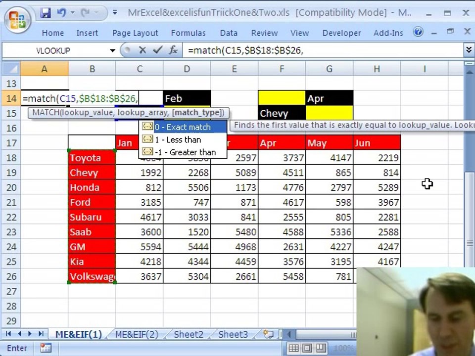 Excel Trick #1_ Two 2 Way Lookup
