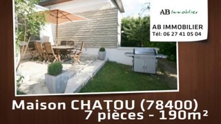 A vendre - maison - CHATOU (78400) - 7 pièces - 190m²