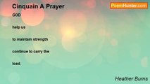 Heather Burns - Cinquain A Prayer