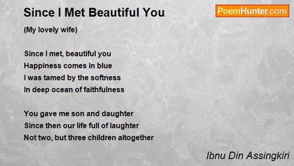 Ibnu Din Assingkiri - Since I Met Beautiful You