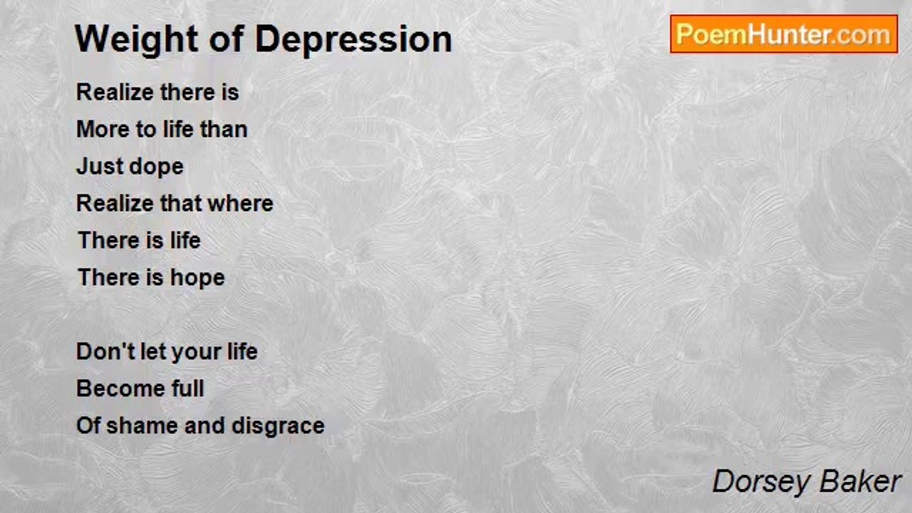 Dorsey Baker - Weight of Depression