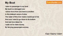 Kazi Nazrul Islam - My Boat