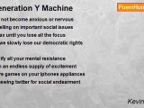 Kevin Patrick - Generation Y Machine