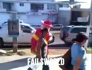 [+18 ~ Sexy Funny Girl]Mascot deal with bullies Failsworld