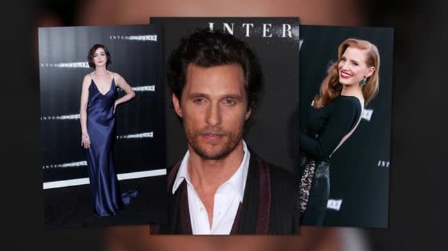 Matthew McConaughey, Anne Hathaway y Jessica Chastain parecen de otro mundo en el lanzamiento de Interstellar