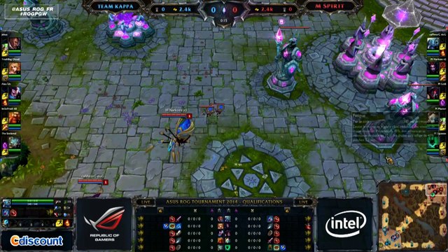 League of Legends - ASUS ROG Tournament - Qualifier 5 KAPPA VS SPIRIT
