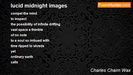 Charles Chaim Wax - lucid midnight images