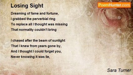 Sara Turner - Losing Sight