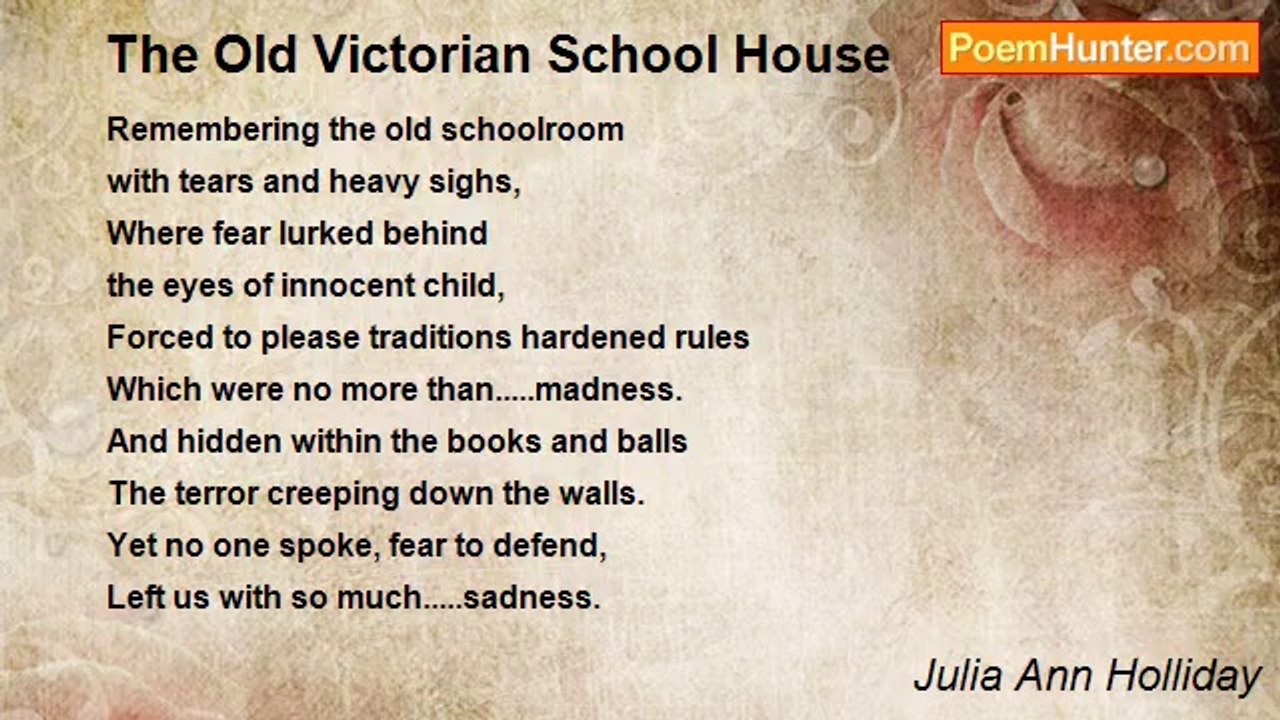 Julia Ann Holliday - The Old Victorian School H...