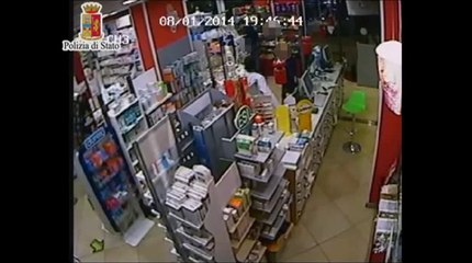 Palermo - Rapina in una parafarmacia di Bagheria (27.10.14)