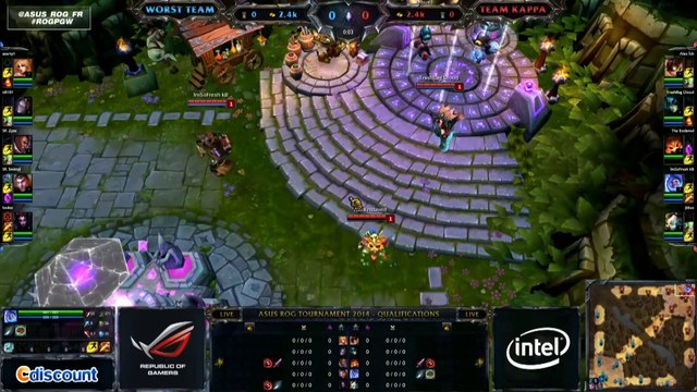 League of Legends - ASUS ROG Tournament - Qualifier 5 WORST VS KAPPA