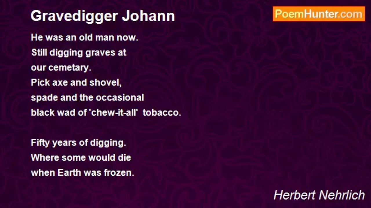 Herbert Nehrlich - Gravedigger Johann
