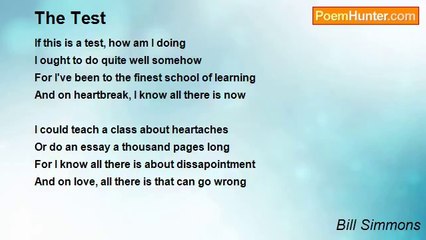 Bill Simmons - The Test