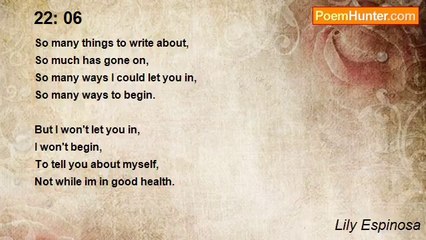 Lily Espinosa - 22: 06