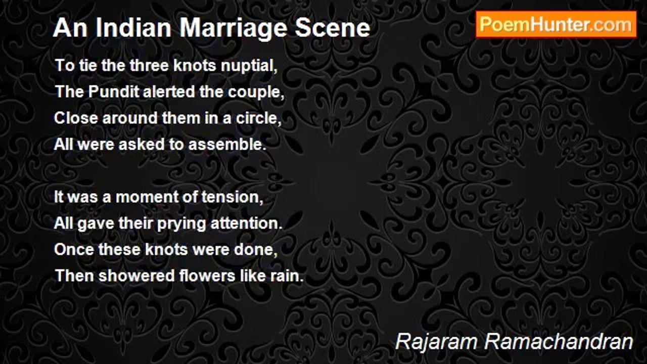 Rajaram Ramachandran - An Indian Marriage Scene