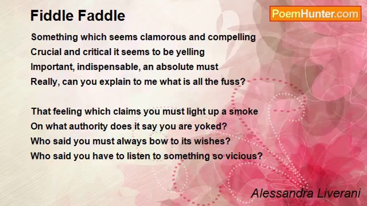 Alessandra Liverani - Fiddle Faddle
