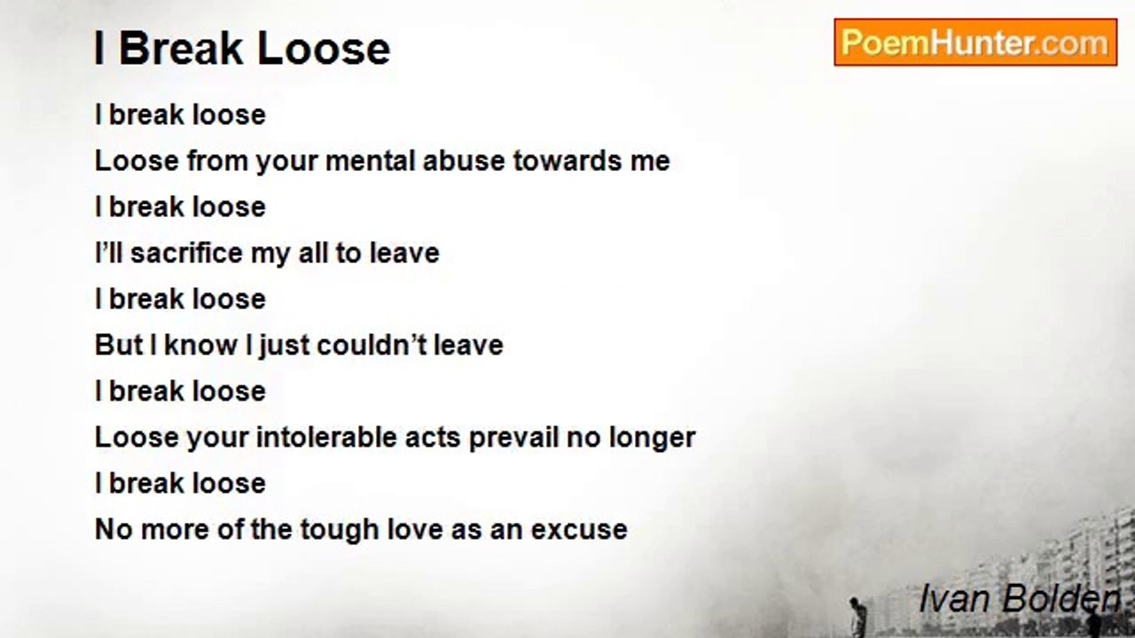 Ivan Bolden - I Break Loose