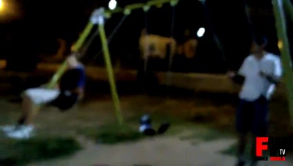 [+18 ~ Sexy Funny Girl]Swing Set Failure