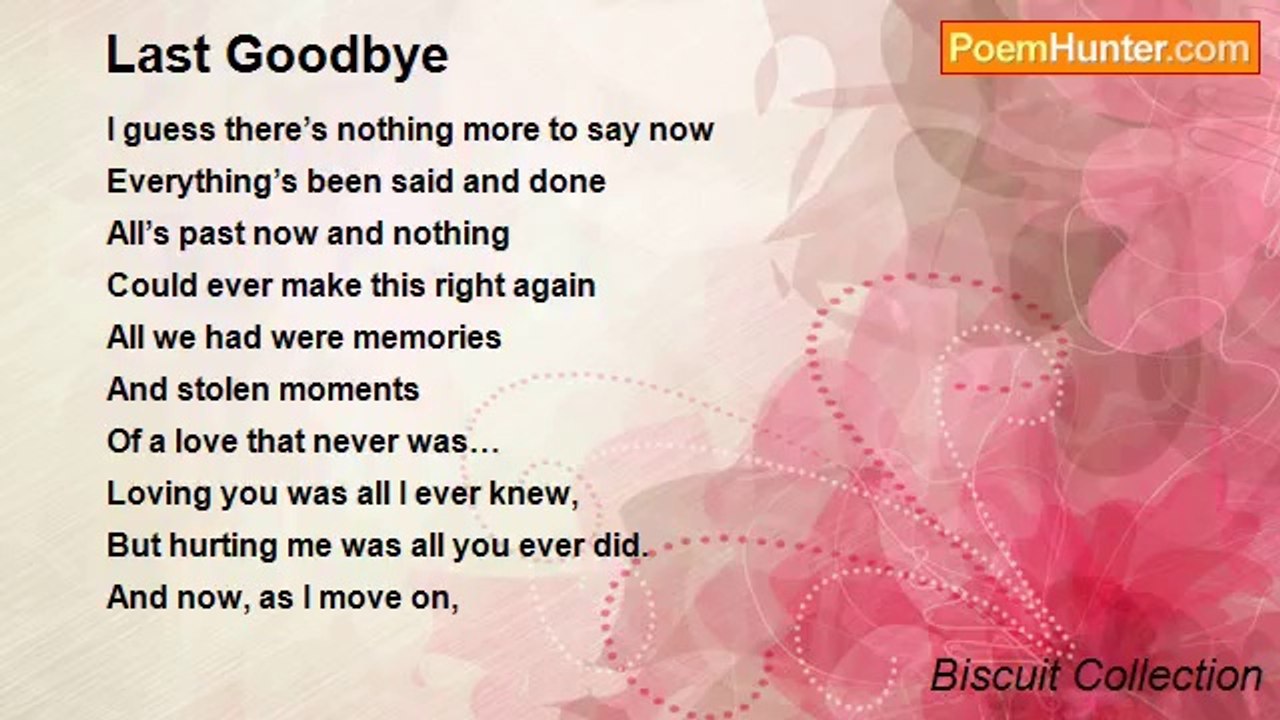 Biscuit Collection - Last Goodbye