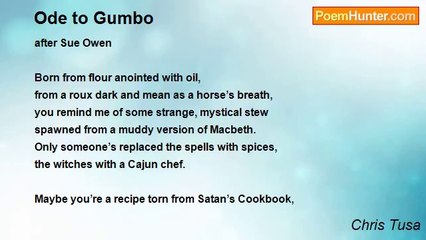 Chris Tusa - Ode to Gumbo