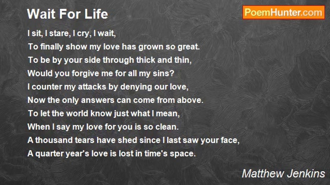 Matthew Jenkins - Wait For Life