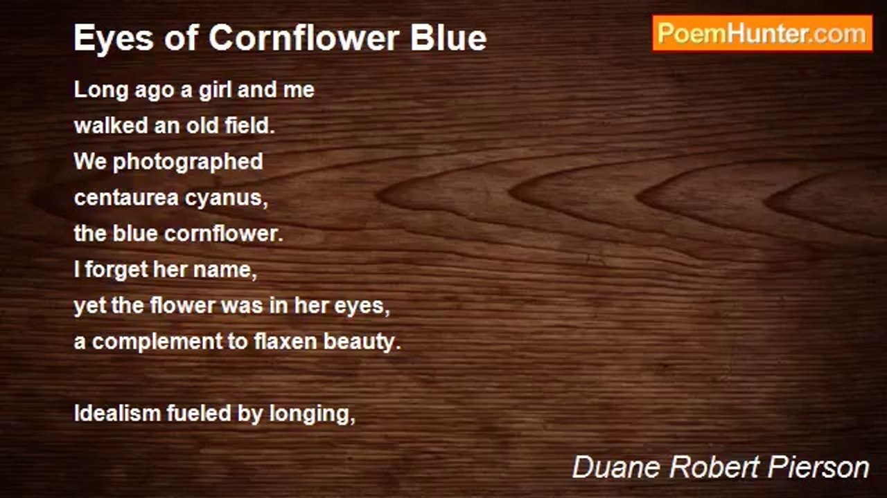 Duane Robert Pierson - Eyes of Cornflower Blue