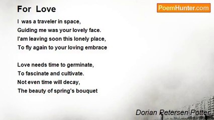 Dorian Petersen Potter - For  Love
