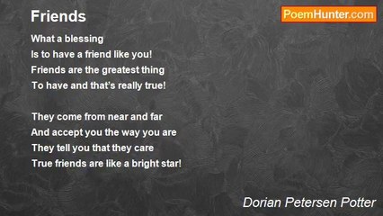 Dorian Petersen Potter - Friends