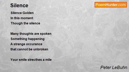 Peter LeBuhn - Silence