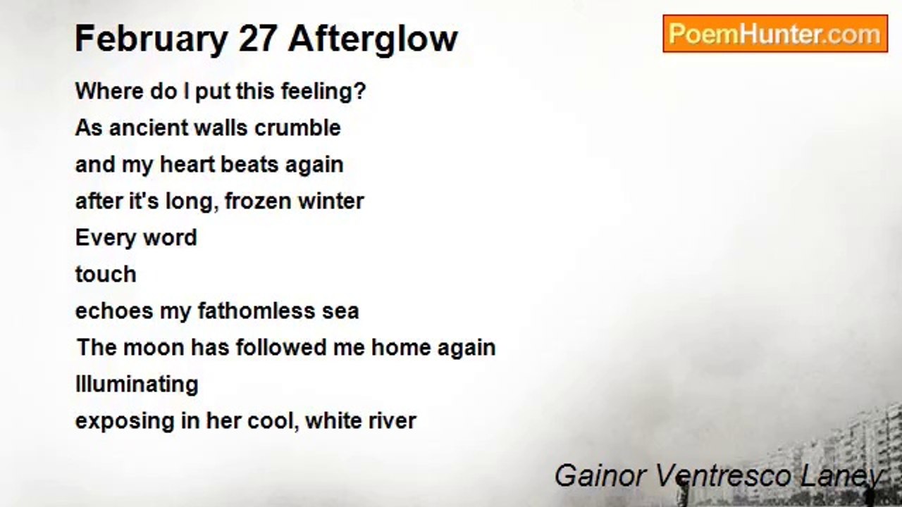 Gainor Ventresco Laney - February 27 Afterglow