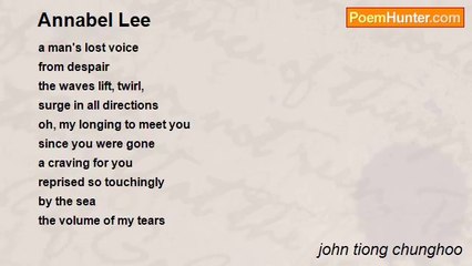 john tiong chunghoo - Annabel Lee