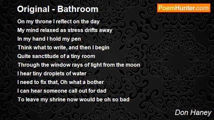 Don Haney - Original - Bathroom