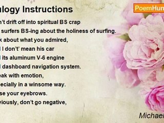 Michael Philips - Eulogy Instructions