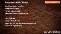 Lee John Siebritz - Peaches and Cream