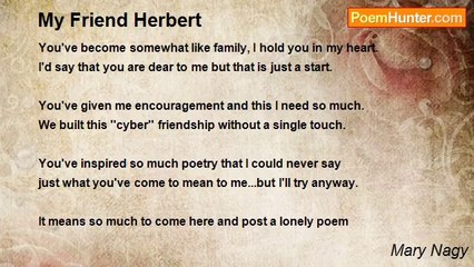 Mary Nagy - My Friend Herbert
