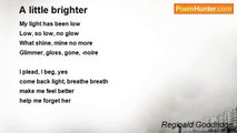 Reginald Goodridge - A little brighter