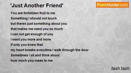 tash tash - 'Just Another Friend'