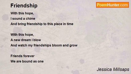 Jessica Millsaps - Friendship