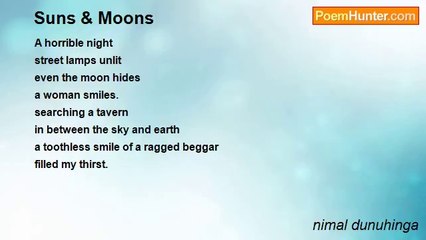 nimal dunuhinga - Suns & Moons