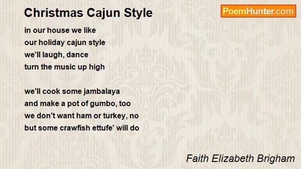 Faith Elizabeth Brigham - Christmas Cajun Style